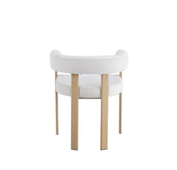 Lot de 4 chaises VAIANA velours beige – Pied effet chêne & design scandinave - Destock linge