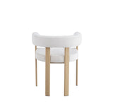 Lot de 4 chaises VAIANA velours beige – Pied effet chêne & design scandinave - Destock linge
