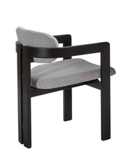 4 CHAISES AVEC ACCOUDOIRS ATLANTIS – Gris & BOIS Noir