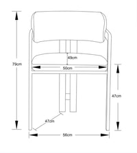 Ensemble Table à Manger Ronde BAIETAA 120 cm & 4 ou 6 Chaises MELLOW – Travertin & Sable