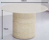 TABLE À MANGER RONDE “BAIETAA” – 120 CM