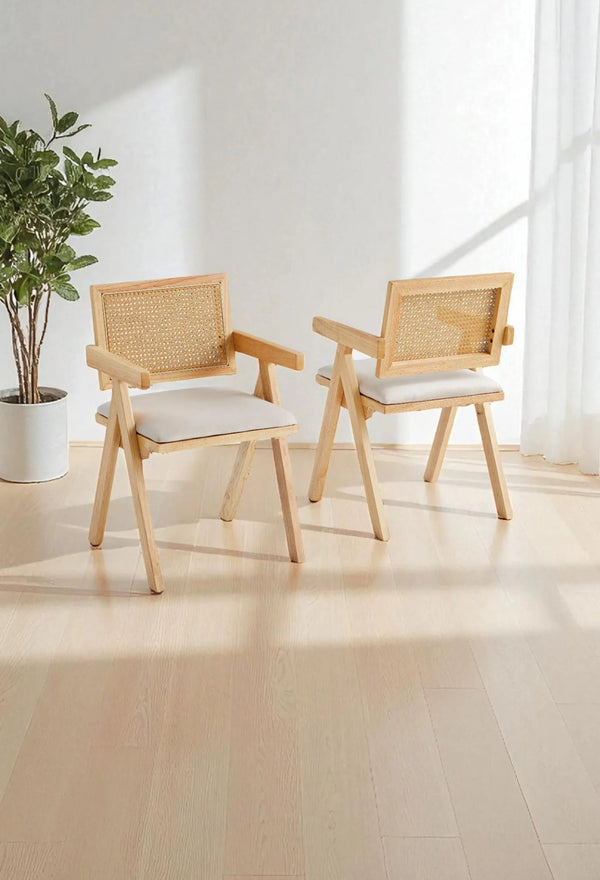 CHAISE ROTINA – STRUCTURE BOIS & RÉSINE