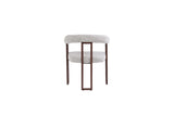 ENSEMBLE TABLE VENEZIA + 4 CHAISES NAIA – TRAVERTIN BRILLANT & NOYER
