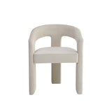 Lot de 4 chaises MAESTRO velours beige – Design moderne & confort - Destock linge