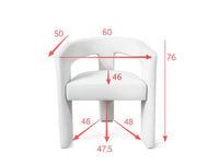 Lot de 4 chaises MAESTRO velours beige – Design moderne & confort - Destock linge