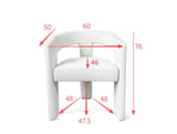 Lot de 4 chaises MAESTRO velours beige – Design moderne & confort - Destock linge