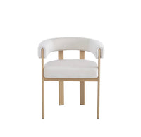 Lot de 4 chaises VAIANA velours beige – Pied effet chêne & design scandinave - Destock linge