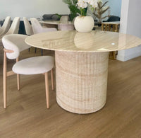 TABLE À MANGER RONDE “BAIETAA” – 120 CM