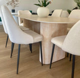 ENSEMBLE TABLE À MANGER ROXY – 160x90cm + 6 chaises