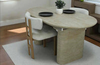 TABLE EXTENSIBLE “SANTA ROSA” + 4 ou 6 CHAISES MARBELLA