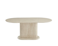 Table repas LOKA effet travertin – 180 cm | Design chic & moderne - Destock linge