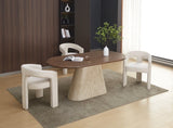 Lot de 4 chaises MAESTRO velours beige – Design moderne & confort - Destock linge