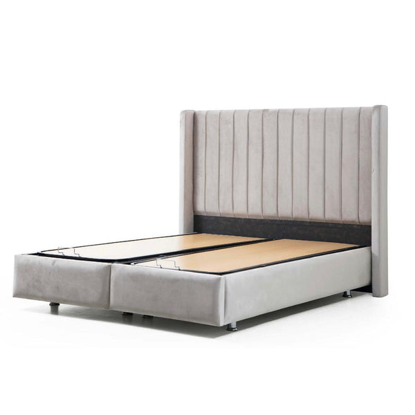Lit coffre TOKYO Beige ou Gris