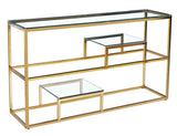 Console Transparent gold - Destock linge