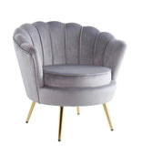 Fauteuil NYMPHEA gris - Destock linge