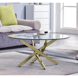 Table basse Gold JESS - Destock linge