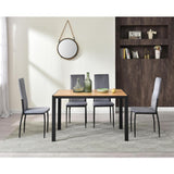 Table de repas + 4 chaises - Destock linge