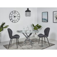 Table de repas Argent - Destock linge